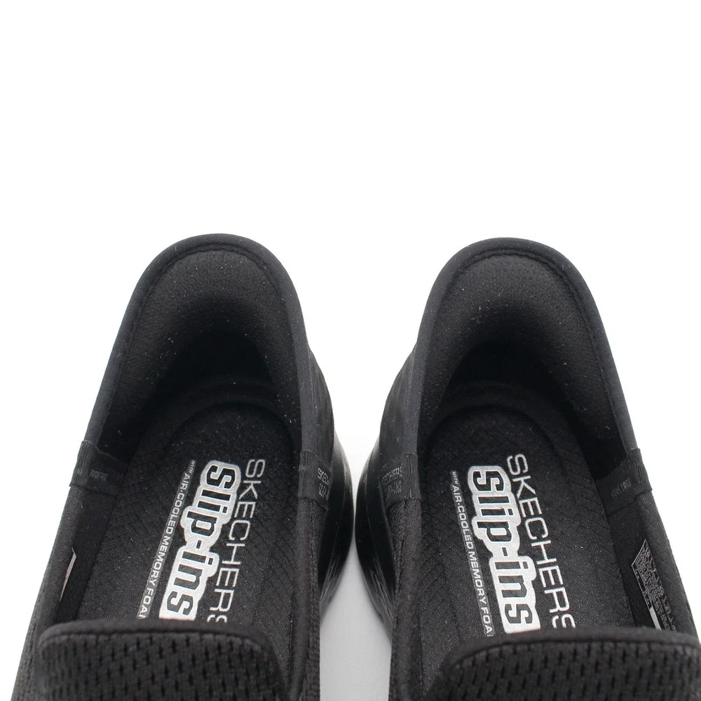 Skechers Slip Ins Go Walk Flex Relish Shoes Womens Size 10N Narrow Width Black - Picture 9 of 11
